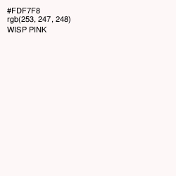 #FDF7F8 - Wisp Pink Color Image